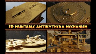 3D Printable  Antikythera Mechanism [upl. by Yrtsed]