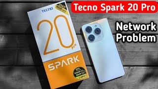 Tecno Spark 20 Pro network problem how to solve network issue in tecno internet problem solution i [upl. by Ezana]