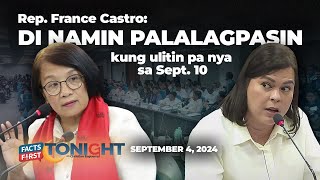 Rep France Castro warns VP Sara Duterte Wag mo nang ulitin [upl. by Gagnon]