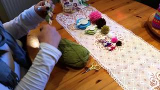 How to use the Clover pom pom makers in all 6 sizes [upl. by Notneuq]