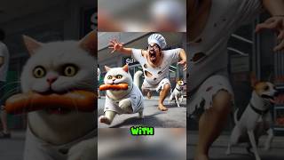 Part 1 Two cats quarreling with each other ai cat cats catvideos catlover cute cutecat [upl. by Nylsirhc]