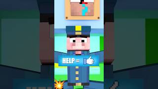 WOOOWWW THE PIG POLICEMAN FOUND OUT EVERYTHING 😍😍😍 reels shorts animation minecraft cartoon [upl. by Ielirol]