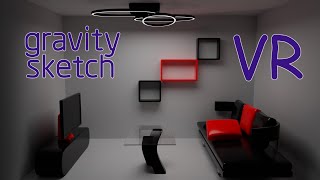 Room creation in Gravity Sketch VR Timelapse improvisation video [upl. by Herold693]