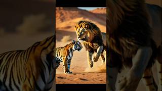 Tiger vs lion  jungle infusion  viralsho🐆🐅 [upl. by Oniram858]