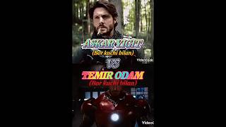 Askar yigit vs Temir odam kim kuchli ironman theboys edit [upl. by Llener]