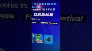 When did they add drake to Fortnite [upl. by Macomber]