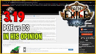 ⚡ POE 319 ⚡ tytykiller  POE vs D3 in his opinion [upl. by Warford663]