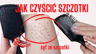 JAK CZYŚCIĆ SZCZOTKĘ DO WŁOSÓW KROK PO KROKU [upl. by Ibrab593]