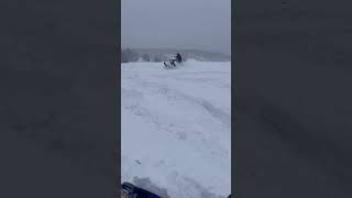 Snowmobile Fun polaris snow snowmobile sledders mountains automobile wyominglife gopro [upl. by Kcirdahc243]