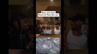 Blou and Zias react to Kendrick’s disstrack shorts trending kendricklamar drake diss music [upl. by Draneb]