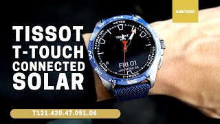 UNBOXING TISSOT TTOUCH CONNECT SOLAR T1214204705106 [upl. by Nimaj]