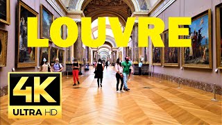 LOUVRE museum walk tour  🇫🇷 Paris France 🇫🇷  4K 60FPS UltraHD [upl. by Buskirk]