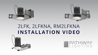 2” Downlight Fixture Installation Video for Spec2 by Pathway Lighting [upl. by Anippesuig]