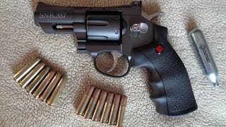 Crosman SNR357 CO2 Dual Ammo Full Metal Revolver [upl. by Agueda591]