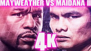 Floyd Mayweather Jr vs Marcos Maidana II Highlights 4K [upl. by Elinnet]