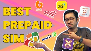 Best Prepaid Plans in Malaysia for unlimited highspeed data long validity and roaming [upl. by Gnahc]