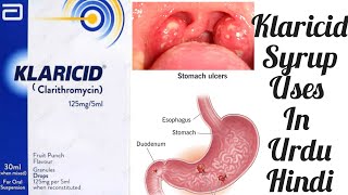 Klaricid syrup uses in urdu Hindi [upl. by Novad]