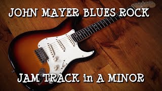 A Minor Blues Rock Jam  Backing Track In The Style Of John Mayers Helpless [upl. by Yelah]