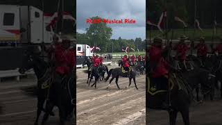 The famous Canadian Mounties perform their musical ride [upl. by Ilarin]