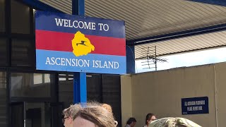 Ascension Island  UK US joint military base  Island Airport Cafe Duty Free [upl. by Dennie]