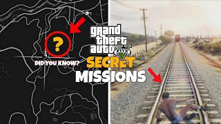 GTA 5  TOP 5 Secret Missions You Probably Dont Know GTA V [upl. by Welcome564]