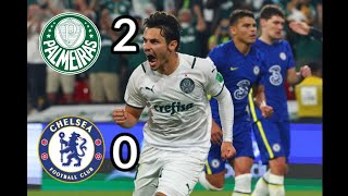 PALMEIRAS 2 × 0 CHELSEA  MUNDIAL 2021 FUTEBOL PARALELO [upl. by Lalise897]