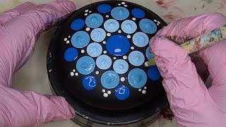 DIY How to Make a Mandala Stone  Painted Dotting Art  Satisfying Painting Rocks [upl. by Marentic]