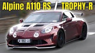 New 2024 Alpine A110 RS or TROPHYR Prototype on Public Roads [upl. by Eiro]