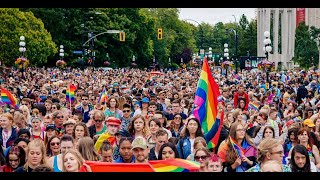 Victoria BC Pride Parade 2023 4K [upl. by Seuqcaj]