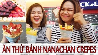 ẨM THỰC ĐƯỜNG PHỐ ĂN BÁNH NANACHAN CREPES NHẬT BẢN SIÊU NGON SONG THƯ CHANNEL [upl. by Eselehs]