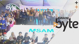 AWANIByte Minggu Saham Amanah Malaysia MSAM 2023 sedang berlangsung [upl. by Albertson]