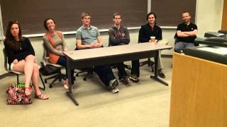 Grad SchoolMed School Panel  April 2014 [upl. by Koy250]