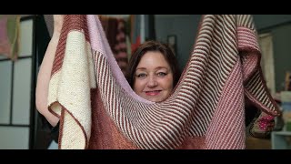 Episode 36 ENG 🇬🇧 2 year podeverserie 🎉 and finished the vertices unite shawl [upl. by Denise221]