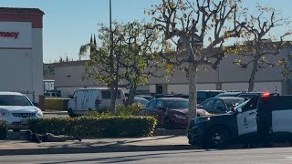 LAPD Guns Drawn Arresting Suspect by CVS 2174 Sepulveda Blvd Van Nuys [upl. by Earley]