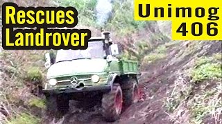 Mercedes Unimog 406 Diesel  Awesome Traction from Deutschland U406 ex bundeswehr motor camping U404 [upl. by Margie]