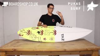 Pukas AA Battery Surfboard Review by Taz Yassin [upl. by Rehpotirhc]