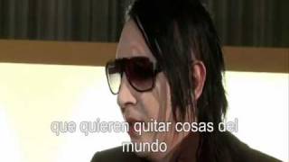 Marilyn Manson Entrevista en Kunshalle Wien Parte 1 Subtitulado al Español [upl. by Anneis]