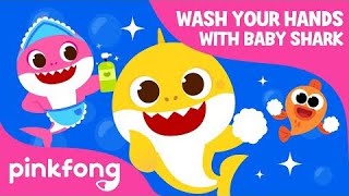 Wash Your Hands With Baby Shark  Good Habbit Wash Your Hands  Baby Shark Hand Wash Challenge [upl. by Miett654]