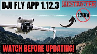 DJI FLY APP 1123  EU 120m MAX Height for DJI Mini 4 CONFIRMED [upl. by Licec144]