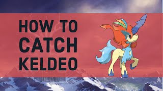 How to Catch Keldeo  The Crown Tundra  Pokemon Sword amp Shield [upl. by Iror]