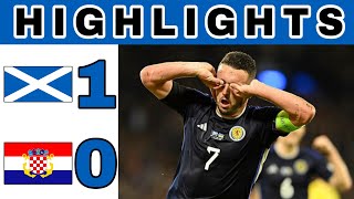 Scotland vs Croatia  Skotlandia vs Kroasia  Highlights and Goals UEFA Nations League A sportnews [upl. by Oirram]