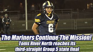 Toms River North 27 Washington Twp 10  Football  Group 5 State Semifinal  TJ Valerio 3 TDs [upl. by Vokay]