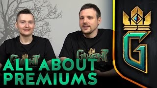 BETA VIDEO GWENT THE WITCHER CARD GAME  ALL ABOUT PREMIUMS [upl. by Lodi]