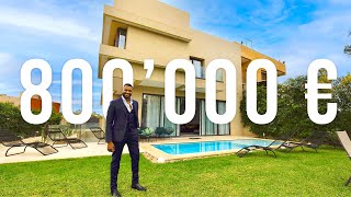 Visite dune maison neuve de 800 000 € à Marrakech [upl. by Bianka]