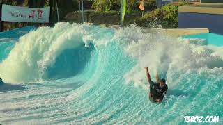 Pro Bodyboarding on the Double FlowRider Barrel at WaveHouse Durban Championships [upl. by Latihs768]