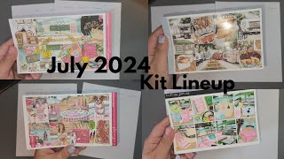 July 2024 Planner Kit Lineup [upl. by Ehpotsirhc]