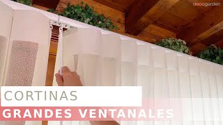 Cortinas modernas para grandes ventanales ​ Decogarden ​​ [upl. by Marlette]