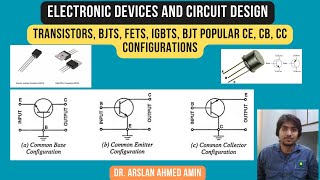 Electronic Circuit Design Lecture Series Week 2 Lect 1 Part 1 Transistors BJTs FETs IGBTs [upl. by Westney371]