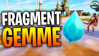 RAMASSER DES FRAGMENTS DE GEMMES A DES LIEUX NOTABLES FORTNITE EMPLACEMENT FRAGMENT GEMME FORTNITE [upl. by Brinn629]