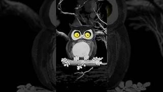 Halloween day Moving eye Owl Craft minhwacuties drawingtutorials youtubeshorts diy [upl. by Allicsirp262]